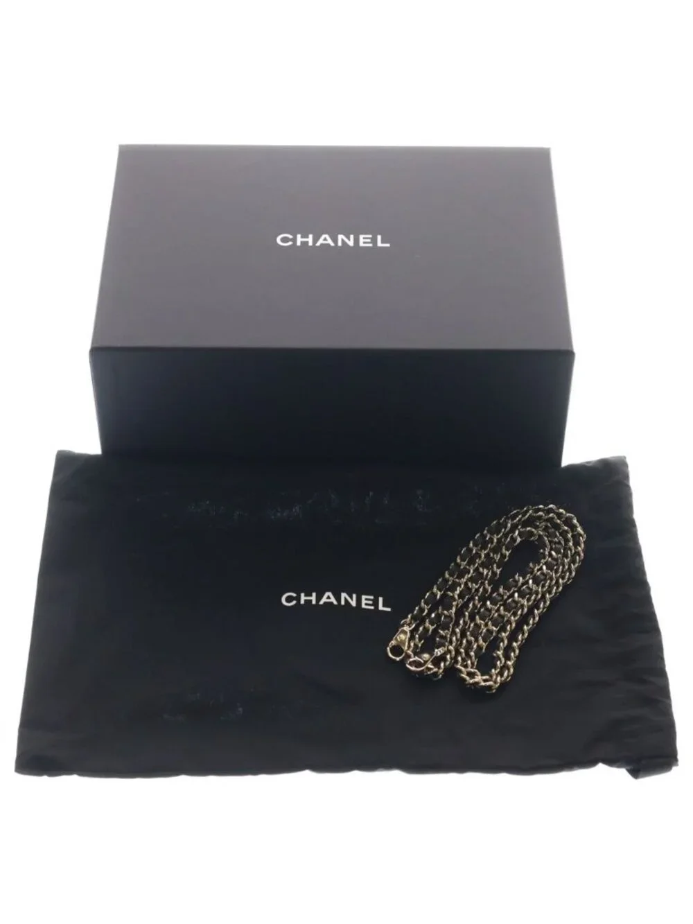 Chanel Coco Handle Xxs 2-Way Chain Shoulder Bag Black Caviar Leather Gold